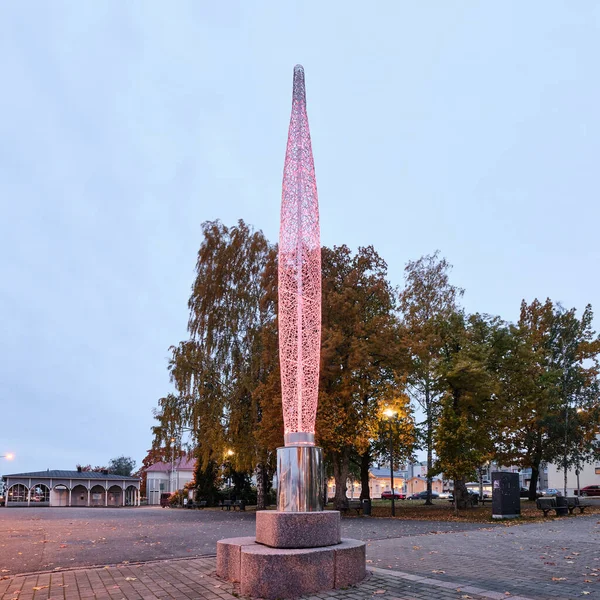 Joensuu Finland October 2019 Art Work Valke Located Joensuu Passenger — Stockfoto