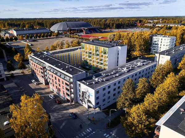 Joensuu Finland September 2019 Aerial View Modern Students Apartment Buildings — Stock Photo, Image