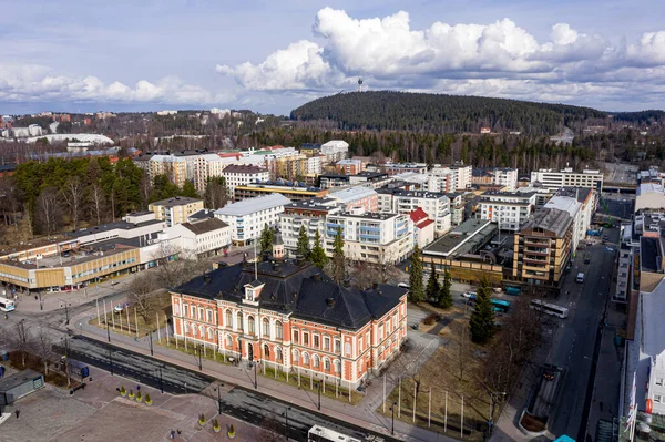 Aerial View City Hall Kuopio Finland — Stock Photo, Image