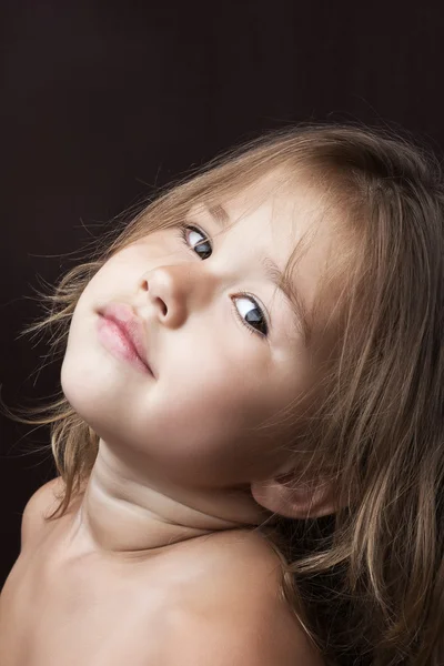 Portrait of a  little girl — Stock Photo, Image