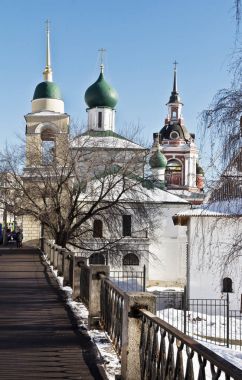 Kilise Varvarka Street, Moskova, Rusya 
