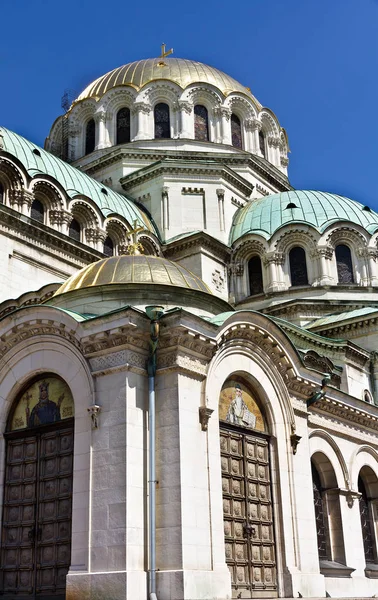 Alexander Nevsky Cathedral i staden Sofia, Bulgarien. — Stockfoto