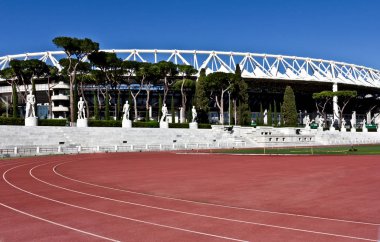 Roma, İtalya mermerlerin Stadyumu. 