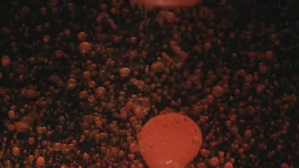 lava lamp macro shot abstract liquid motion orange light black stock video c anokato 181634754 depositphotos