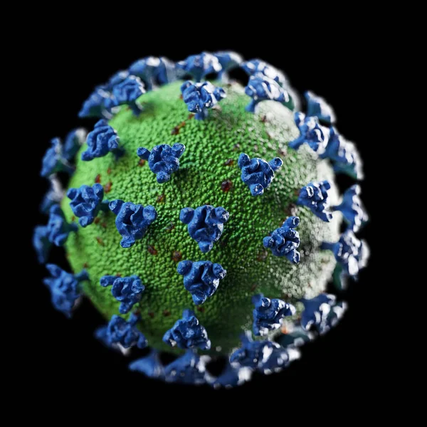 Coronavirus Covid Propuknutí Pandemické Onemocnění Koncepce Nemocí Cello Černé Pozadí Stock Fotografie