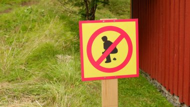 İzlanda'daki ilginç işareti