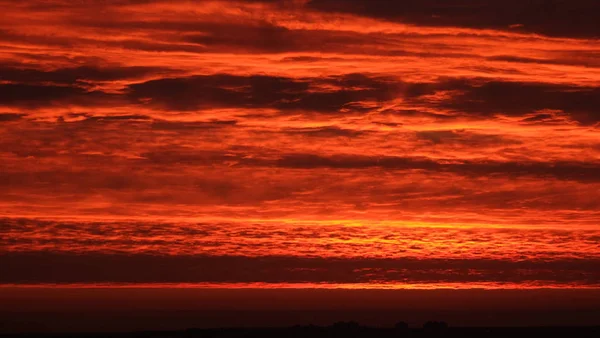 Céu Chamas — Fotografia de Stock