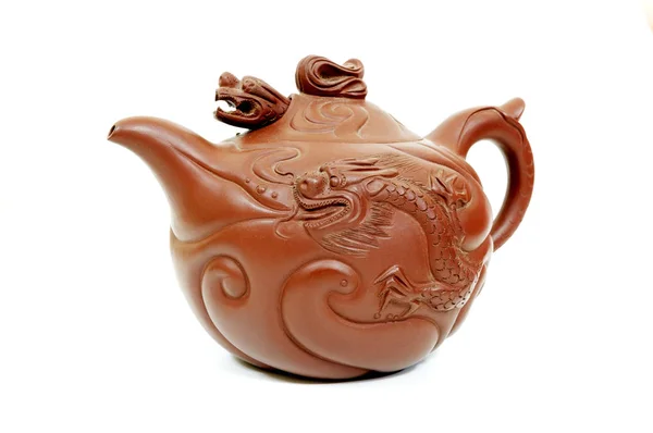 Pote de chá em forma de dragão — Fotografia de Stock