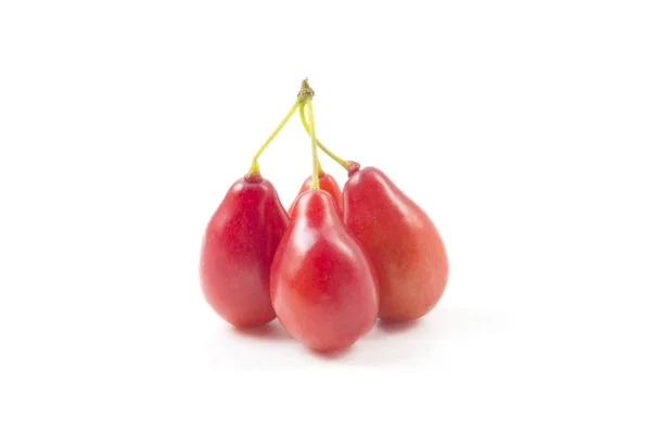 Group of Cornelian cherry — Stock Photo, Image