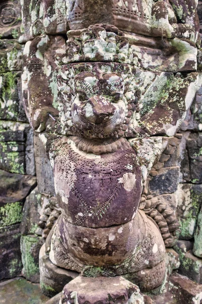 Bajorrelieve Prasat Bayon Angkor Thom Siem Reap Camboya —  Fotos de Stock