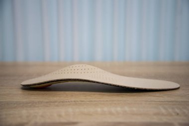 orthopedic insole on the side, arches of the orthopedic insole. clipart