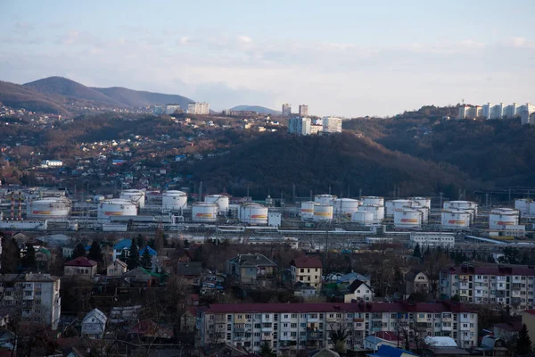 Tuapse, Russia-30 dicembre 2019: città portuale sulla costa del Mar Nero del territorio di Krasnodar in Russia . — Foto Stock