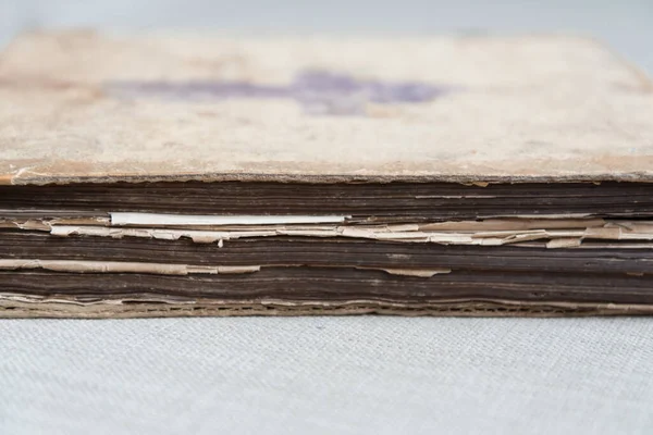 Very Old Close Book Details 18Th Century Bible Details — Stock Photo, Image