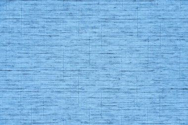 Tuvalin dokusunu. Mavi kumaş, yakın plan..