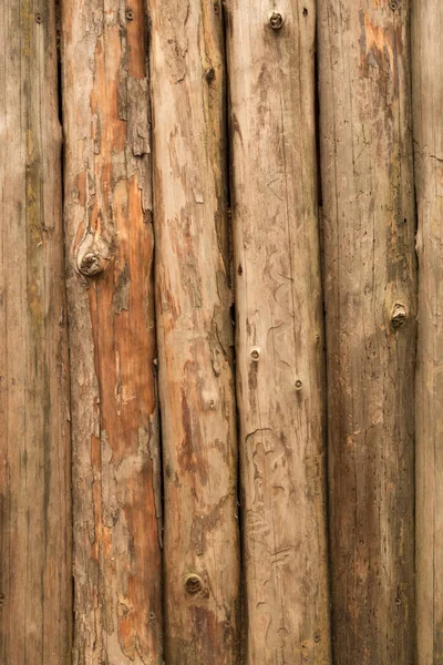 Drewniany Dziennik Kabiny Ściany Naturalne Kolorowe Poziome Tło Tekstury Detal — Zdjęcie stockowe