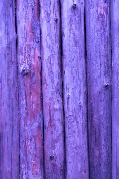 Pink Wooden Wall Made Pine Logs Background Texture Logs Positioned — Stock Photo, Image