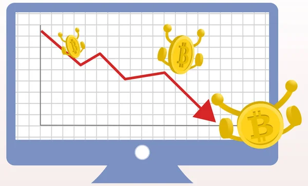 Kızak, iflas doğru bazı bitcoins slaytta aşağı