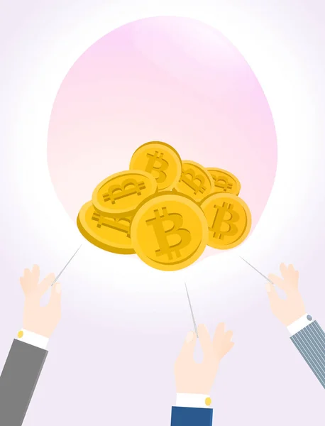 Bazı insanlar bitcoin kabarcık iğne ponksiyon çalışıyor