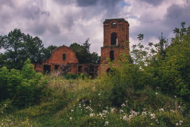 Eski kale kalıntıları, Korets kalesinin Rivne region, Ukrayna