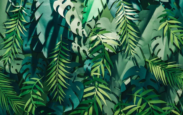 green eco leaves background