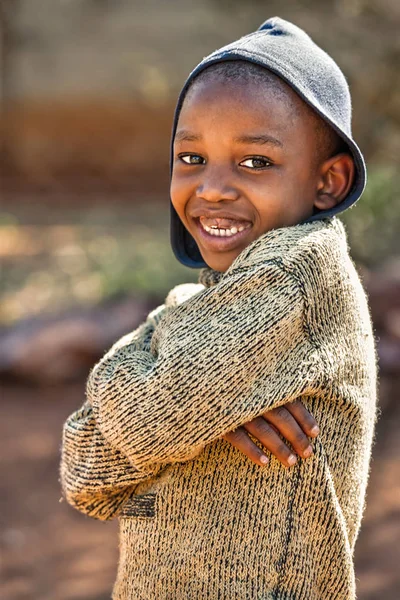 Retrato infantil africano — Fotografia de Stock