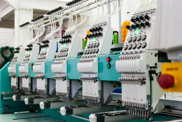 Tekstil Sanayi fabrikasında Gaborone, Botsvana, Afrika, endüstriyel işleme makineler, 