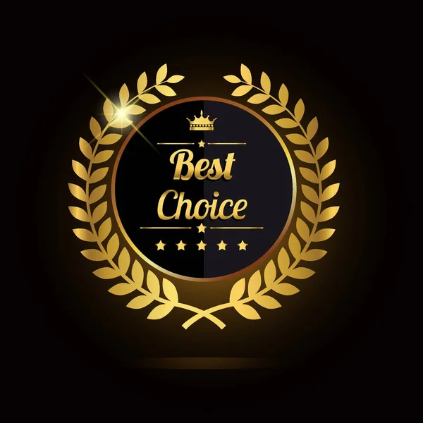 Best Choice Label Vector Illustration — Stock Vector