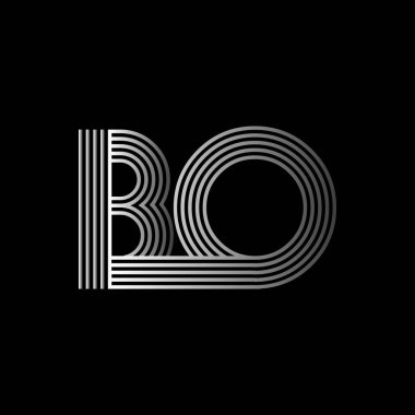 Zarif ilk logo Bo harfler