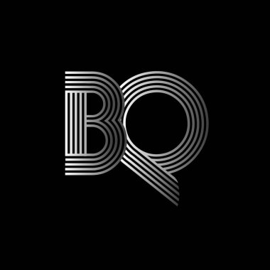 Zarif ilk logo Bq harfler