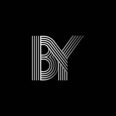 Zarif ilk logo harfleri ile