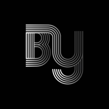 Zarif ilk logo harfleri ile