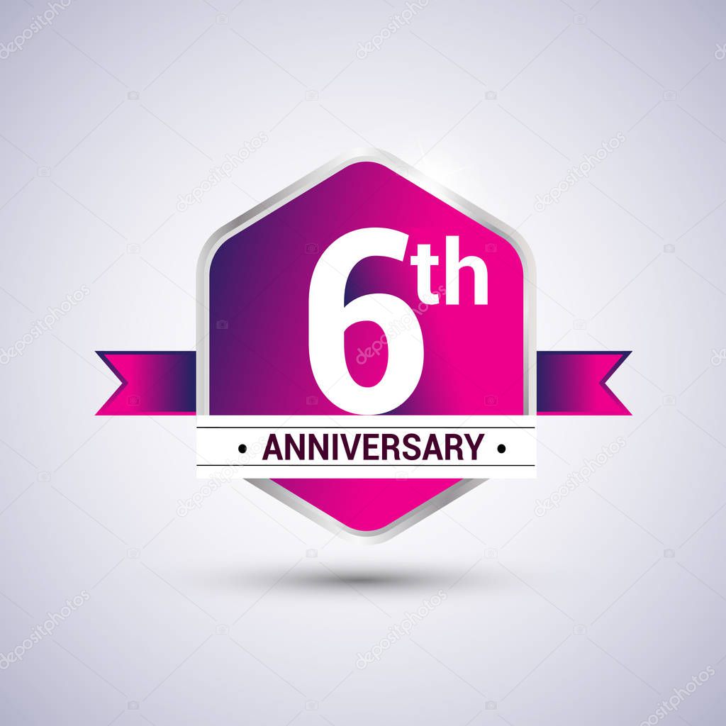 Logo 6th anniversary celebration