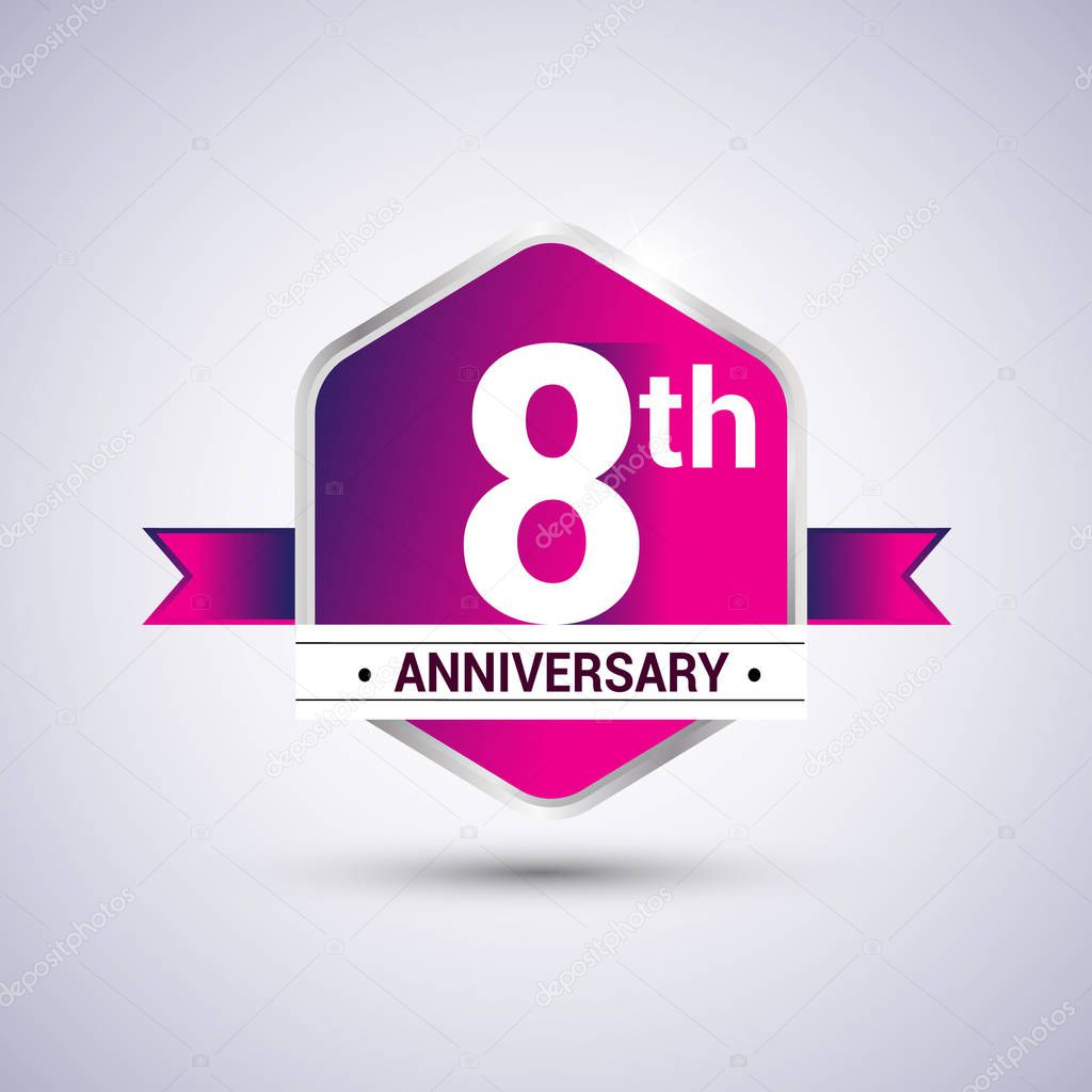 Logo 8th anniversary celebration