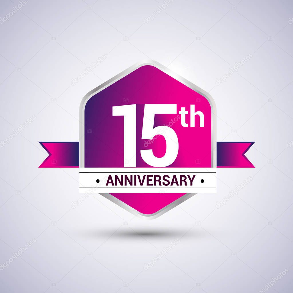Logo 15th anniversary celebration