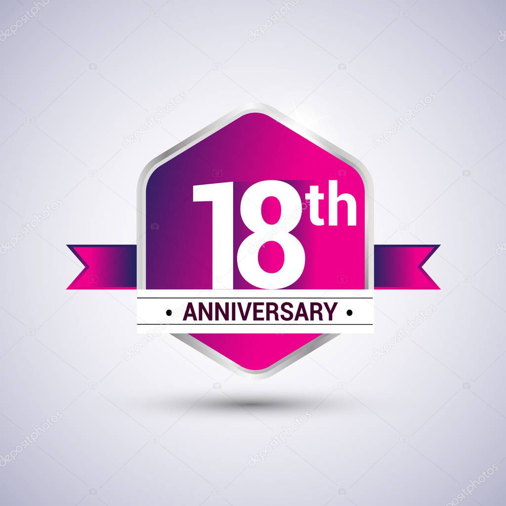 Logo 18th anniversary celebration