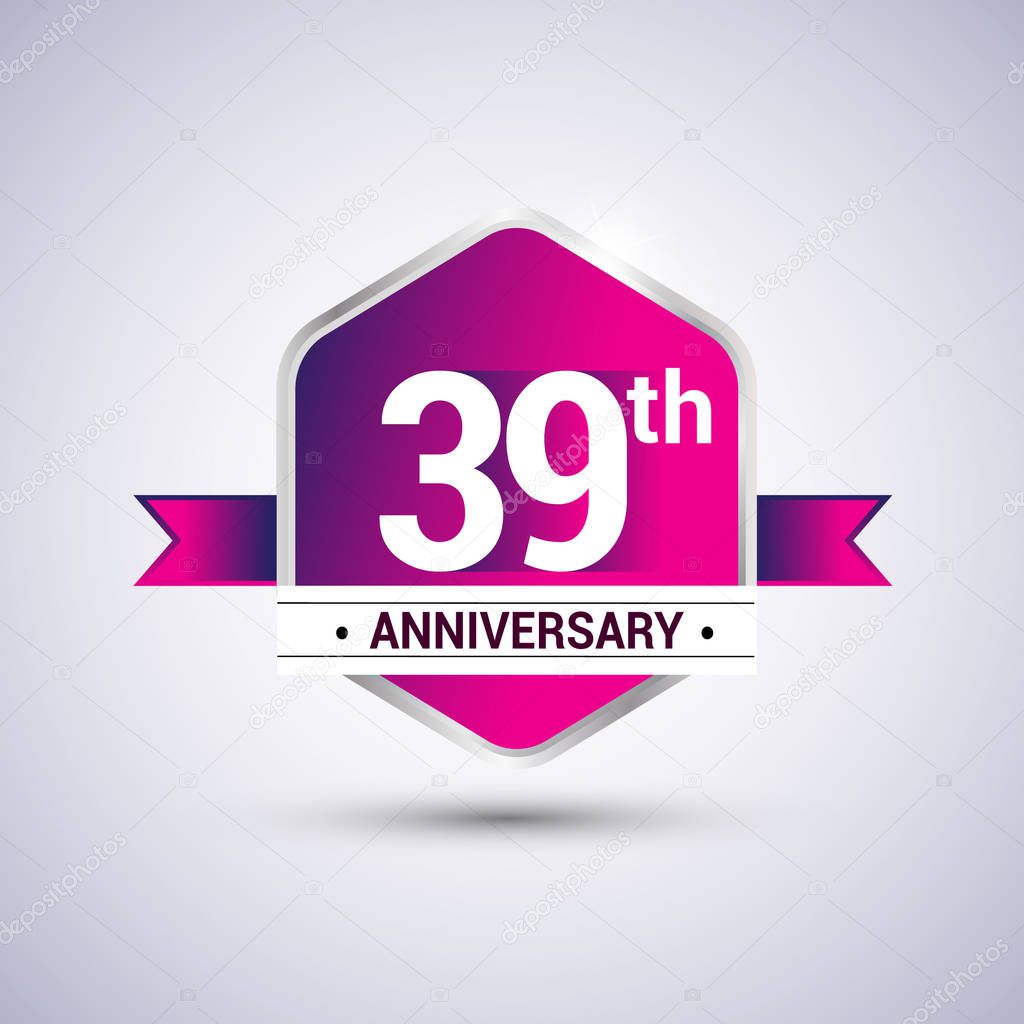 Logo 39th anniversary celebration