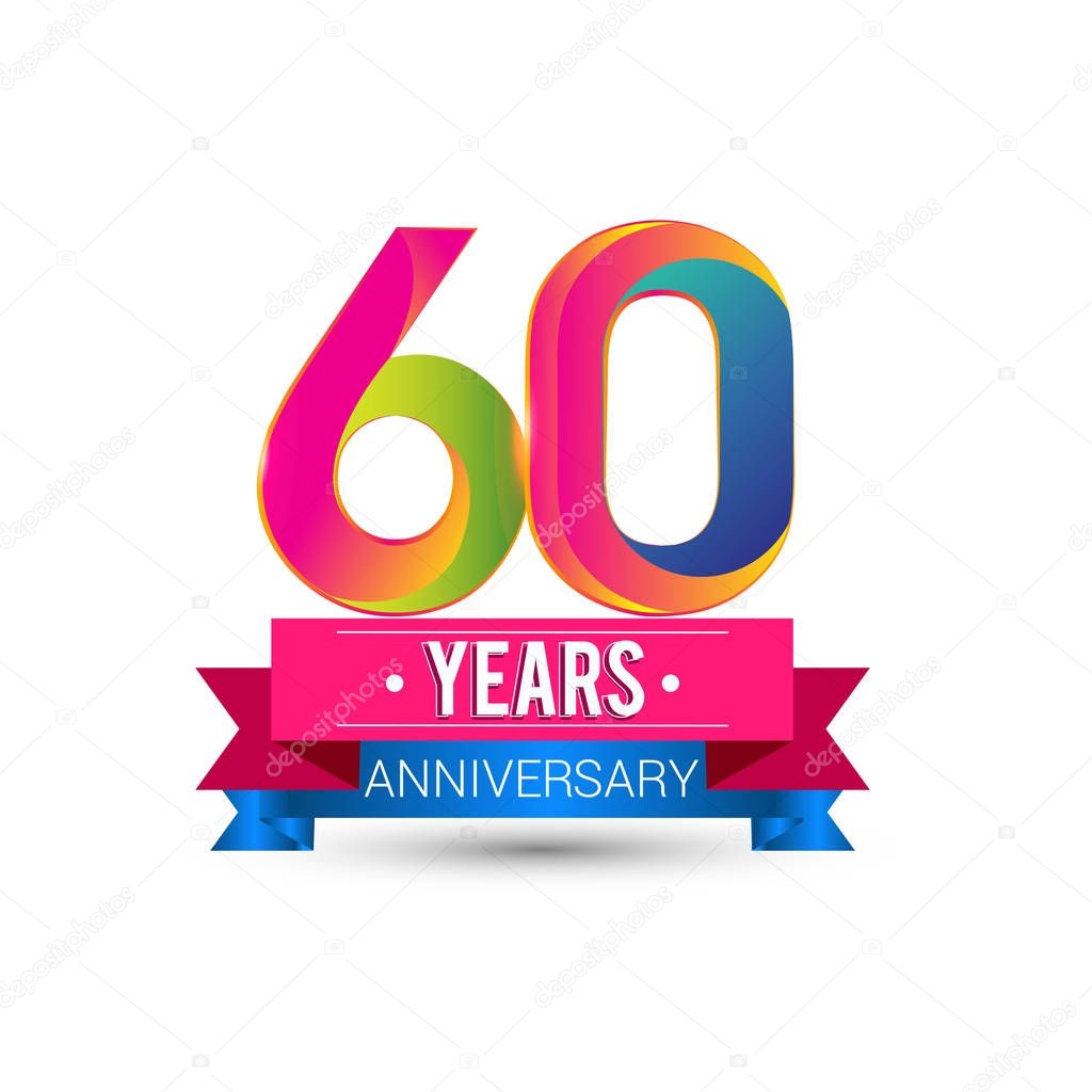 60 Years Anniversary celebration logo