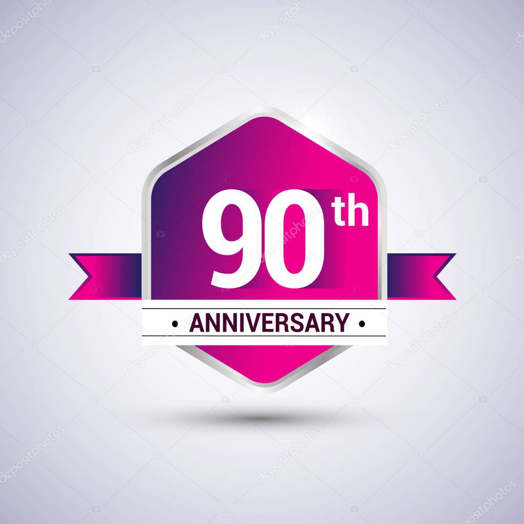 Logo 90th anniversary celebration