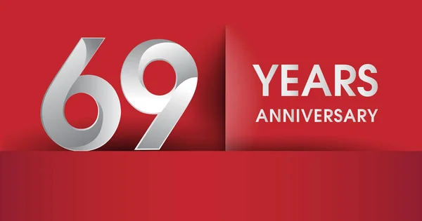 Ans Logo Anniversaire Design Plat Isole Sur Fond Rouge Elements Image Vectorielle Par Vectorideas C Illustration