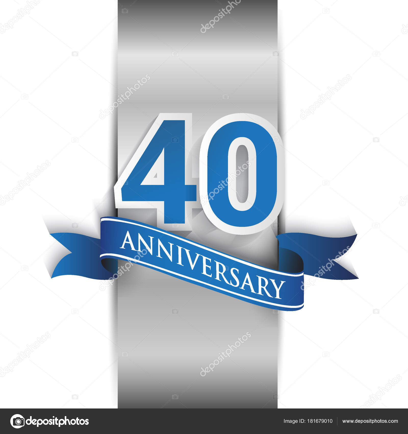 40th Anniversary Celebration Logo Vector Design Template Elements 40th Anniversary Celebration Logo Vector Design Template Elements