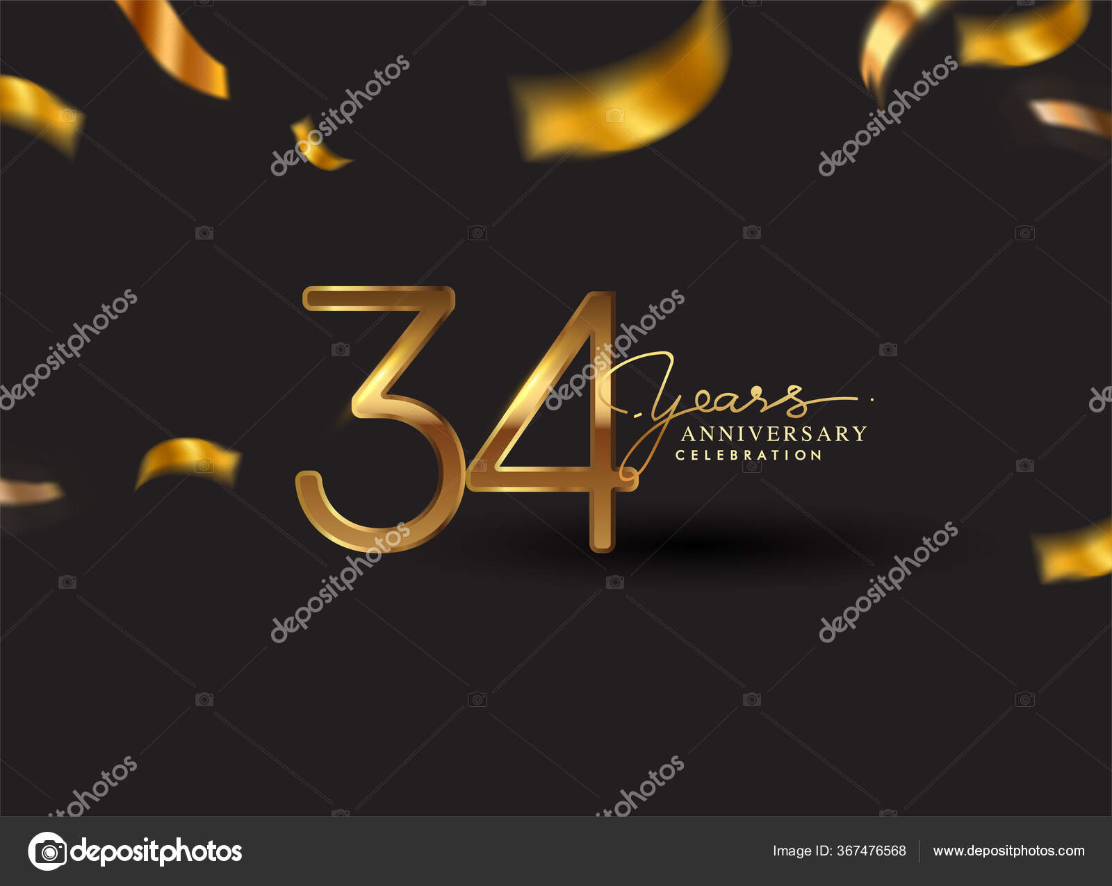 Logo Anniversaire Ans Avec Confettis Couleur Doree Isole Sur Fond Image Libre De Droit Par Vectorideas C Logo Anniversaire Ans Avec Confettis Couleur Doree Isole Sur Fond Image Libre De Droit Par Vectorideas C