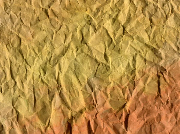 Background Crumbed Kraft Paper Colored Watercolor — Stock Photo, Image