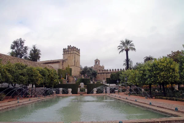 Alcazar dei re cristiani a cordoba — Foto Stock