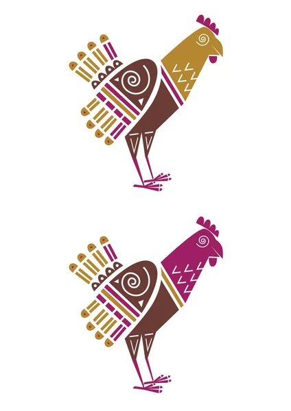 Pollo al estilo indio — Archivo Imágenes Vectoriales