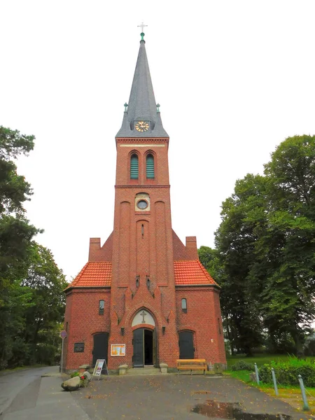 Evangelische Kirche Einsatz — Stockfoto