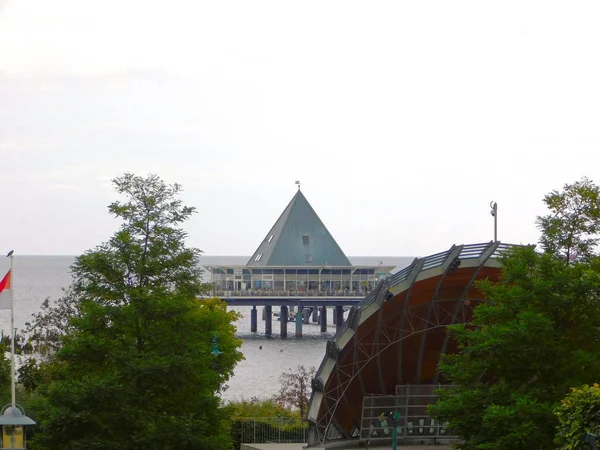 Brug Lake Usedom — Stockfoto