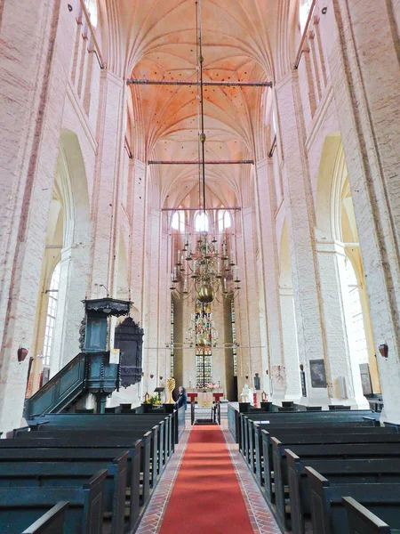 Evangelikal Peter Church 17438 Wolgast 2017 — Stockfoto