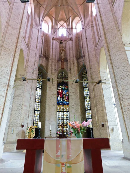 Igreja Evangélica São Pedro 17438 Wolgast 2017 — Fotografia de Stock