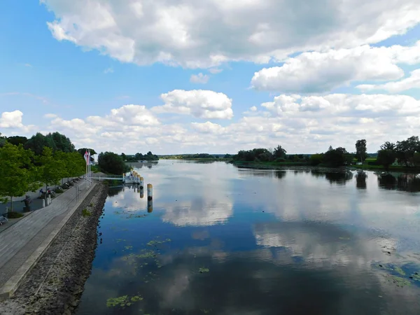Uckermark の国境の川 — ストック写真