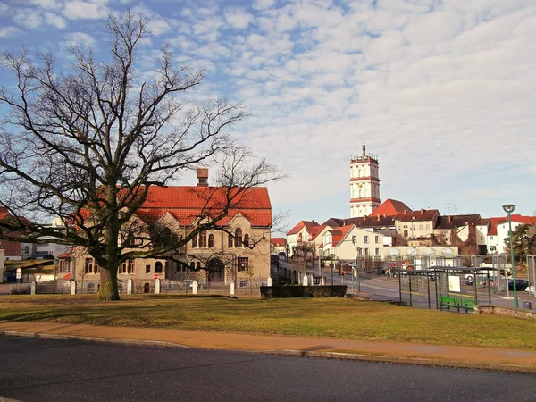 Centro Histórico Ciudad Neustrelitz — Foto de Stock